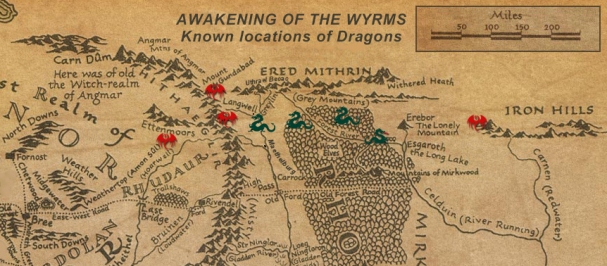4th Age Wyrms Campaign Map